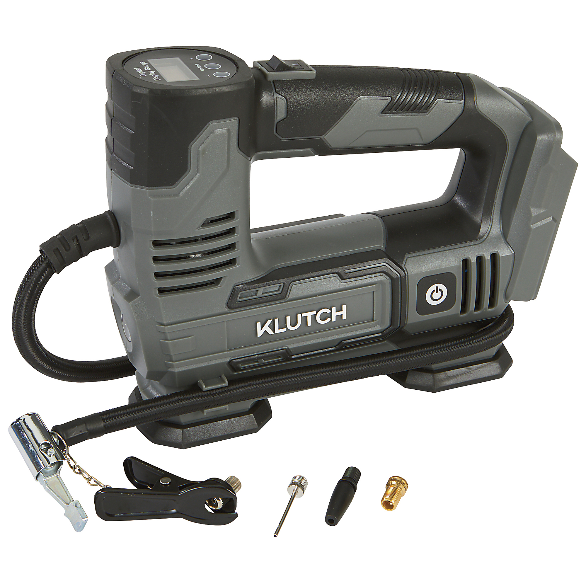 Klutch Inflator, KLiQ 20V, 50 PSI, Brushless, Cordless, Bare Tool